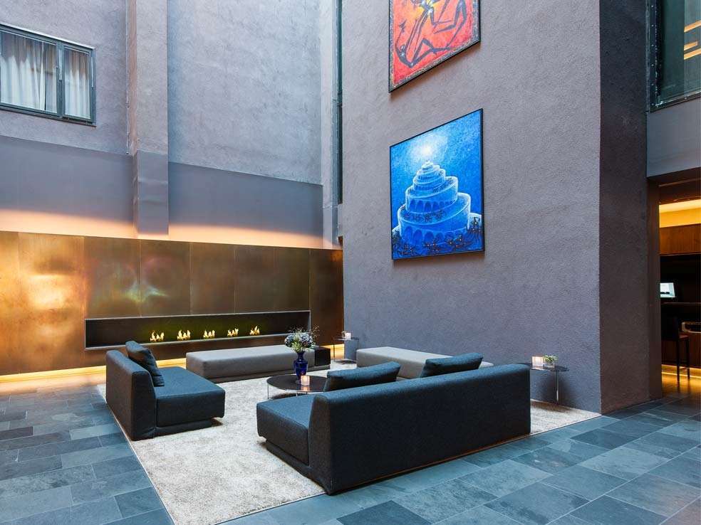 First Hotel Grims Grenka Oslo Nội địa bức ảnh